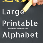 26 Large Printable Alphabet Letters Your Printable PDF Free