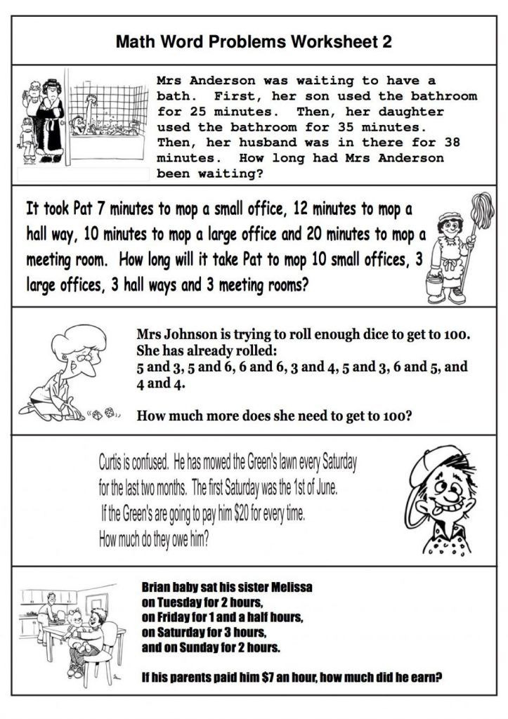 2nd Grade Math Word Problems Best Coloring Pages For Kids Math Word