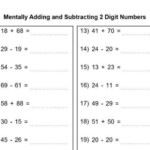 2nd Grade Mental Math Worksheets Worksheets Master