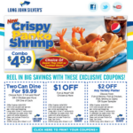 3 New Long John Silver Printable Coupons Al