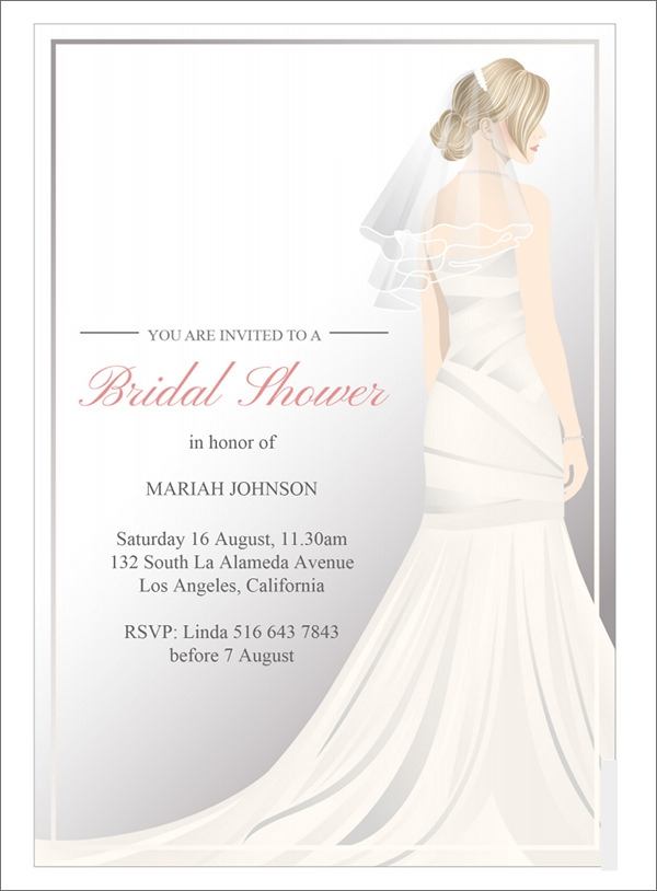 30 Best Bridal Shower Invitation Templates Sample Templates