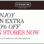 30 Off Coach Outlet Printable Coupon Passion For Savings