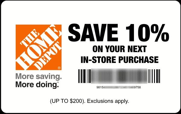 30 Off Home Depot Coupons Promo Codes July 2019 Home Depot 