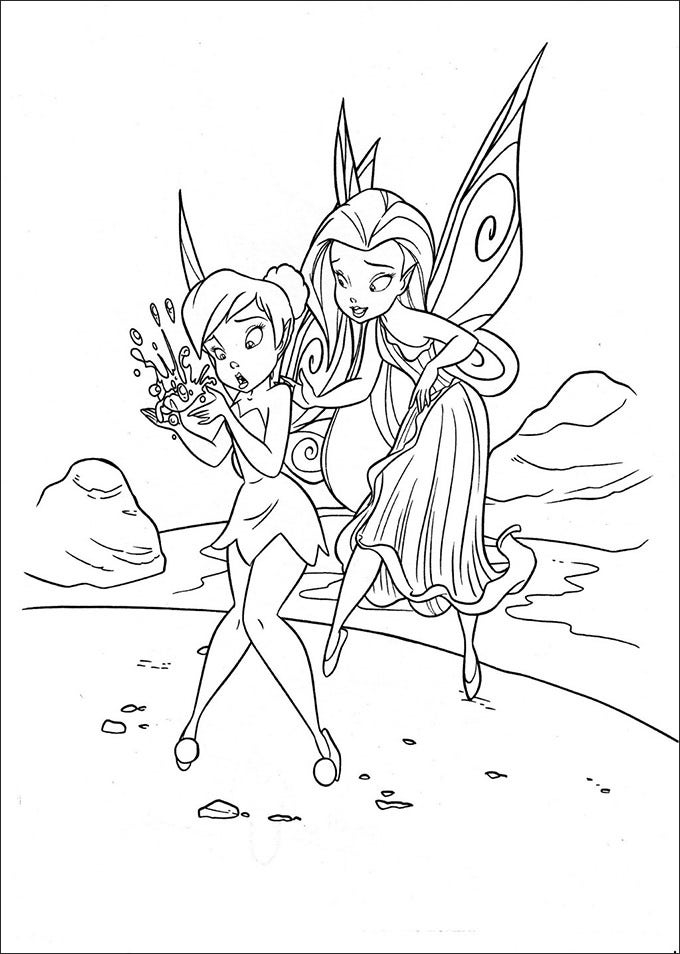 30 Tinkerbell Coloring Pages Free Coloring Pages