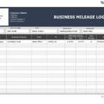 31 Printable Mileage Log Templates Free TemplateLab Mileage