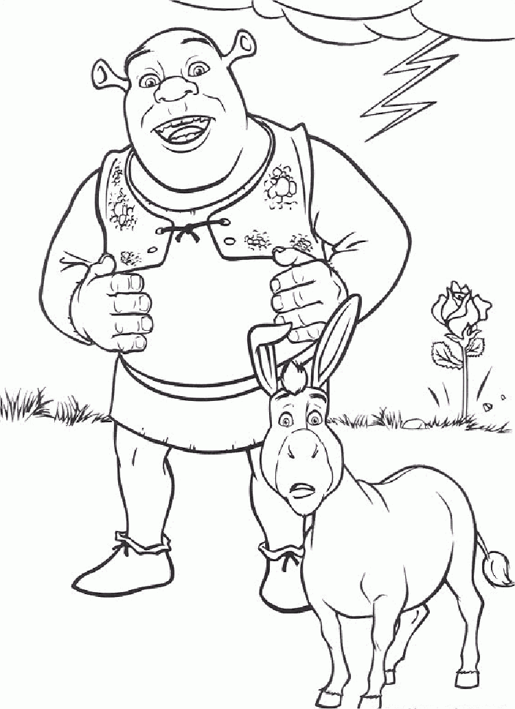 33 DIY Shrek Costume Birthday Party Ideas And Shrek Coloring Pages