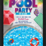 33 Printable Pool Party Invitations PSD AI EPS Word Free