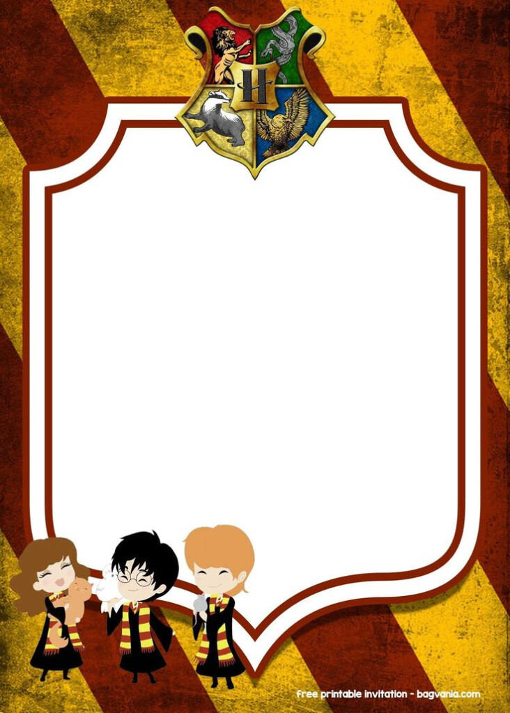 38 Harry Potter Invitation Template Invitaciones De Harry Potter 