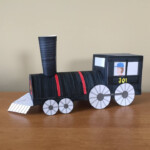 3D Paper Train Part 1 Locomotive YouTube