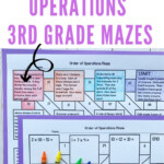 3rd Grade Order Of Operations Maze Activities In 2020 Order Of