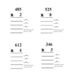 4 4D Teaching Partial Product Color It Up Partial Products