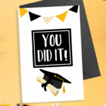 4 Printable Free Graduation Cards