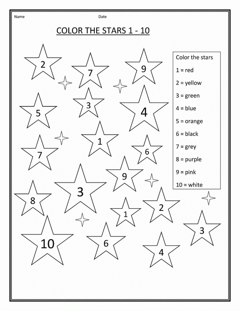 4 Year Old Worksheets Free Kids Learning Activity