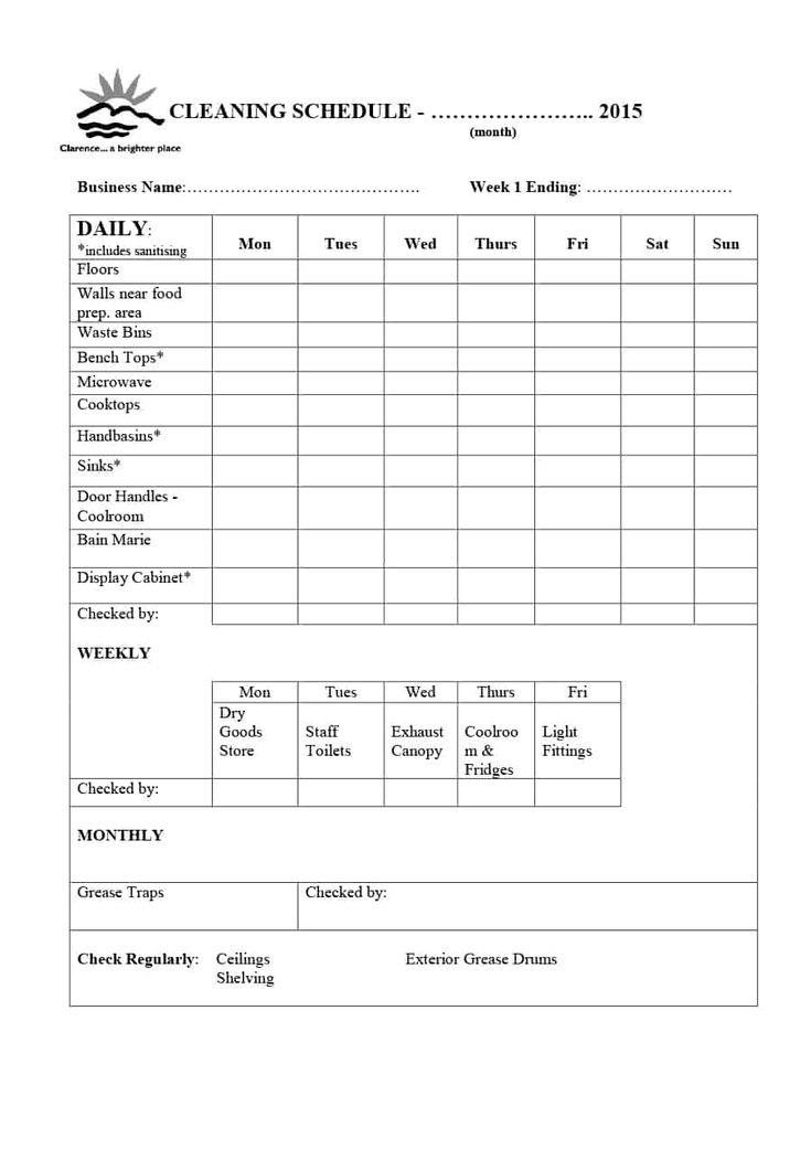 40 Printable House Cleaning Checklist Templates Template Lab Inside