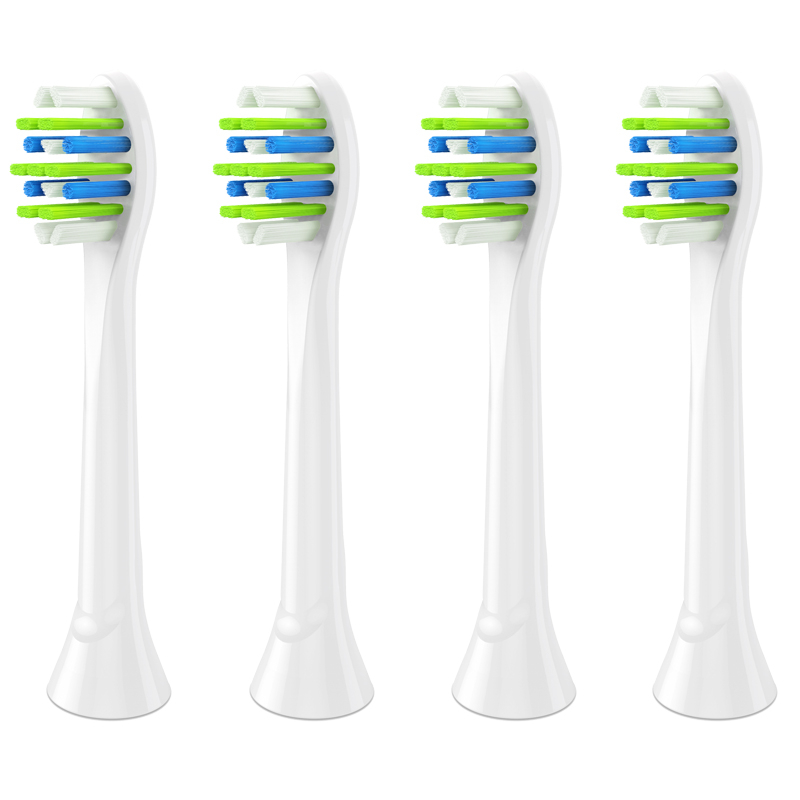 4x Toothbrush Head For Philips Sonicare InterCare Hx9002 Hx9003 HX9004 