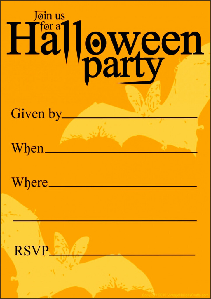 5 Free Halloween Invitation Templates To Email SampleTemplatess 