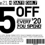 5 Off Every 20 At Rue21 Coupon Via The Coupons App Coupons Coupon