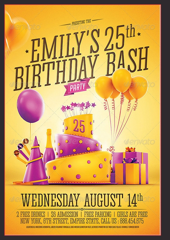 50 Printable Birthday Invitation Templates Sample Templates