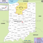 574 Area Code Map Where Is 574 Area Code In Indiana