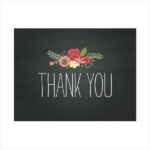 6 Chalkboard Thank You Card Designs Templates PSD AI Vector EPS