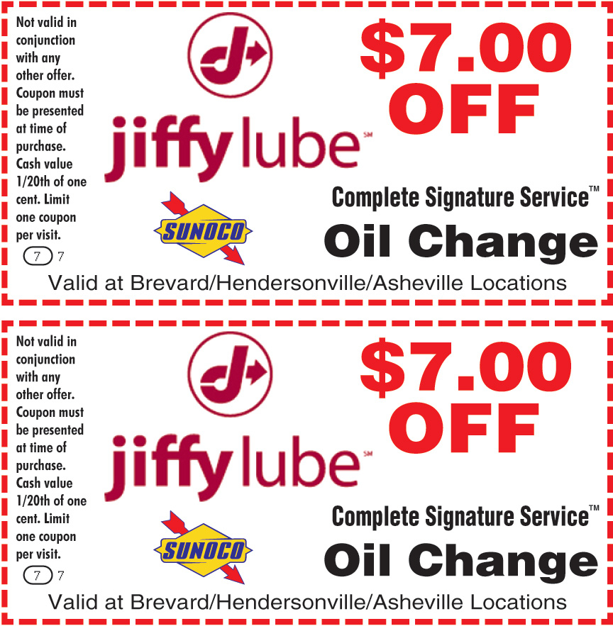  7 00 OFF ON COMPLETE SIGNATURE SERVICE OIL CHANGE Online Printable 