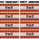 7 Best TNT Minecraft Party Printables Printablee Minecraft