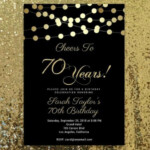 70th Birthday Invitation Templates Best Of 14 70th Birthday Invitation