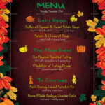 8 Best Selling Thanksgiving Restaurant Menu Templates