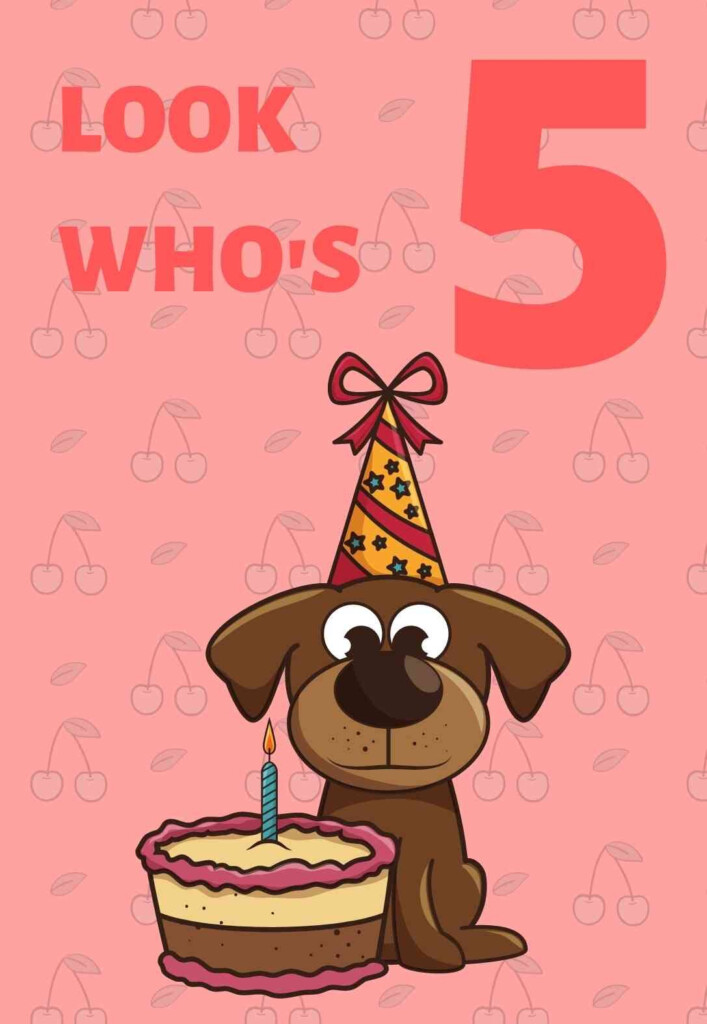 8 Cute Printable Birthday Cards For 5 Year Olds free PRINTBIRTHDAY 