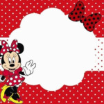 8 Minnie Mouse Blank Invitation Template Tarjetas Minnie