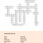 80 S Crossword Puzzle Templates At Allbusinesstemplates