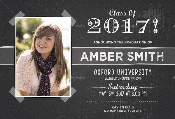 9 College Graduation Invitation Designs Templates PSD AI Free 