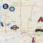 A Handy Map Of The Cactus League Stadiums Halos Heaven