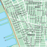 A Helpful Map For Visiting NYC s SoHo And TriBeCa Areas Visiting Nyc