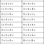 Add Three Numbers 1 Worksheet FREE Printable Worksheets First