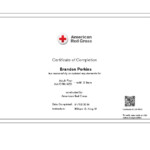 Adult First Aid CPR AED Certificate Of Completion Certific Flickr