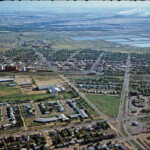 Aerial View Of Town Estevan SK Canada Saskatchewan