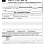 Affidavit Of Fact Form Texas Free Download