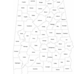 Alabama County Map With County Names Free Download