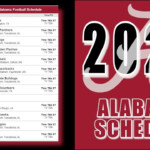 Alabama Football 2020 Alabama Football Schedule Alabama Football