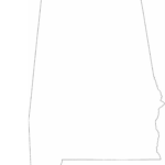 Alabama State Outline Map Free Download