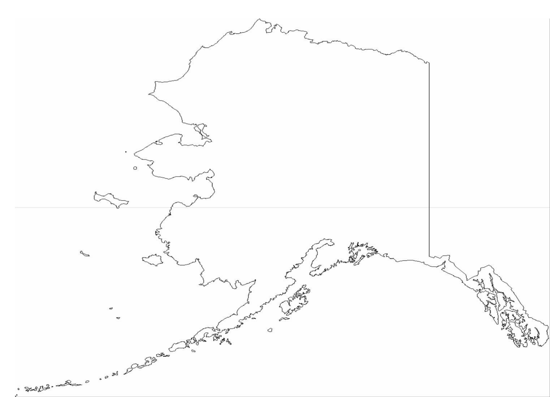 Alaska State Outline Map Free Download FreePrintable.me