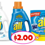 All Detergent Liquid Or Pacs 2 00 Each At Publix