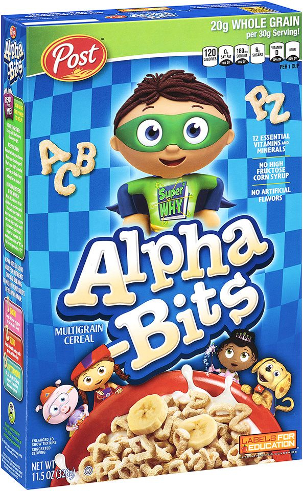 Alpha Bits Having Fun With Food Cereal Healthy Cereal For Kids 