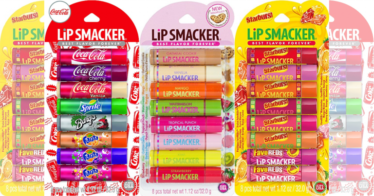 Amazon Lip Smacker 8 Pack Lip Glosses As Low As 4 80 60 Each 