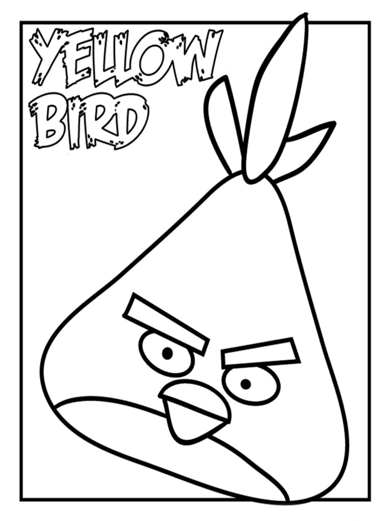 Angry Birds Colouring Pages That You Can Use As Templates Oh My 