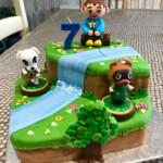 Animal Crossing Cake For My Sons 7th Birthday In 2021 Animal Birthday