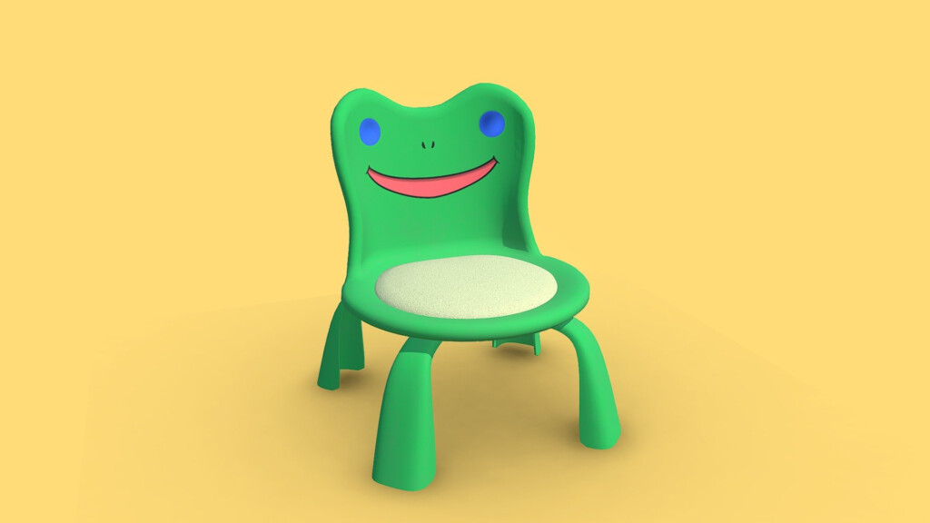 Animal Crossing Froggy Chair Download Free 3D Model By Dekania 