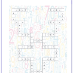 Arithmetic crossword png