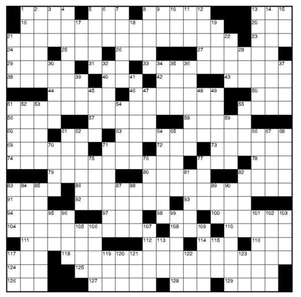 Array Printable Crossword Puzzles Online